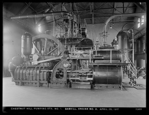 Distribution Department, Chestnut Hill High Service Pumping Station, Gaskill Engine No. 2, Brighton, Mass., Apr. 25, 1917