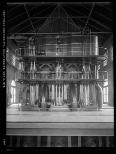 Distribution Department, Northern High Service Spot Pond Pumping Station, Holly Engine, Stoneham, Mass., May 2, 1917