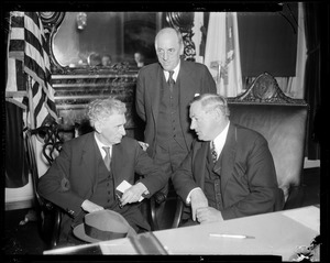 Gov. Curley shown with Ex-gov. Joseph B. Ely