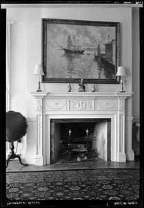 Thompson's House, Chestnut Street, McIntire fireplace