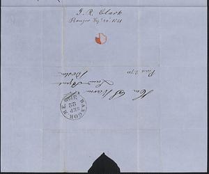 Anson P. Morrill and I. R. Clark to Samuel Warner, 20 September 1851