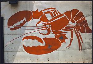 Stencil design of a lobster