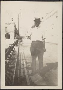 Man standing on a street