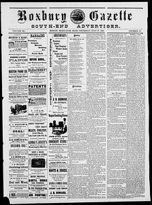 Roxbury Gazette and South End Advertiser, July 17, 1884