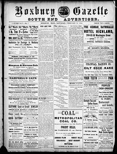 Roxbury Gazette and South End Advertiser, February 18, 1905