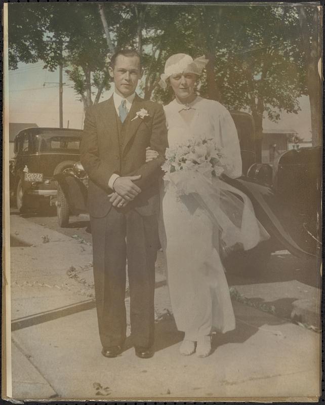 Roger and Eleanor Kennedy wedding photograph