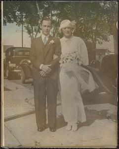 Roger and Eleanor Kennedy wedding photograph