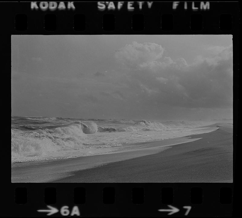 Plum Island surf, beach, and clouds