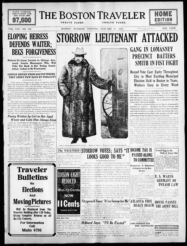The Boston Traveler January 11 1910 Digital Commonwealth