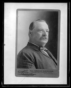 Hon. Grover Cleveland, 1892 cabinet card by Napoleon Sarony