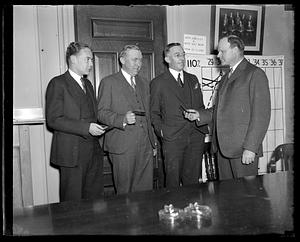 Four unidentified men