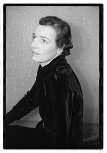 A woman posing