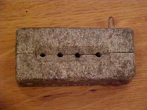 Soapstone shot mold