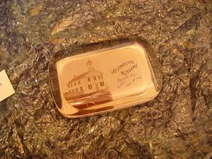Westminster Academy paper weight