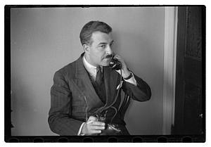 Pops Arthur Fiedler at home