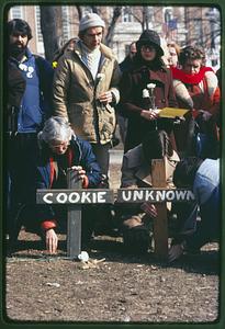 Boston - Boston Common: Rally for homeless who died in the city 1982
