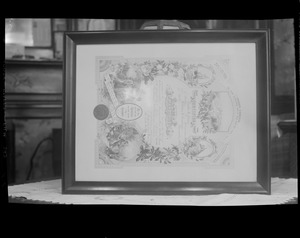 "Copy of our marriage certificate" Leslie R. Jones to Lillian E. Anderson, July 17, 1914