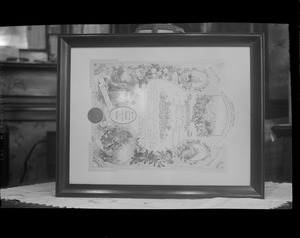 "Copy of our marriage certificate" Leslie R. Jones to Lillian E. Anderson, July 17, 1914