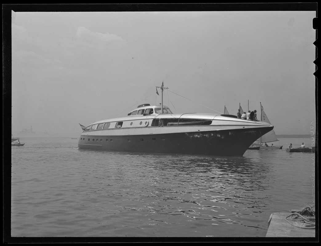 The yacht Q.E.D. designed and owned by Anthony Fokker
