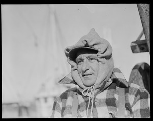 Man on pier