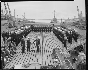 WWII - Commissioning a Navy Yard USN ship