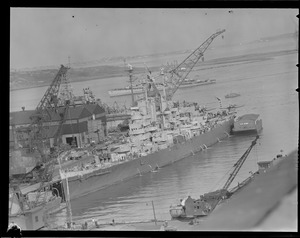 Navy ships at the South Boston Naval Annex