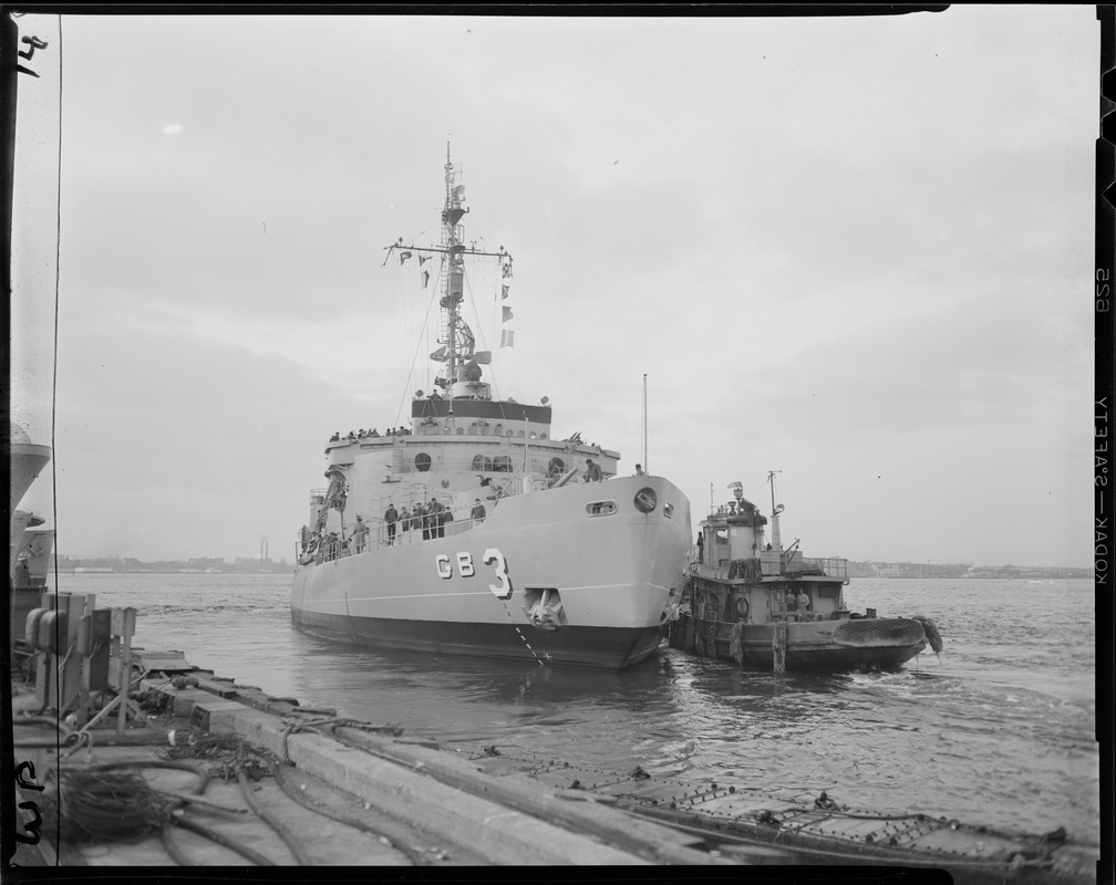 SS Atka leaving Navy Yard for South Pole