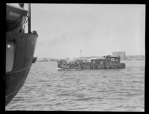 Boat in Boston Harbor - Martin J. Hanley, oiler