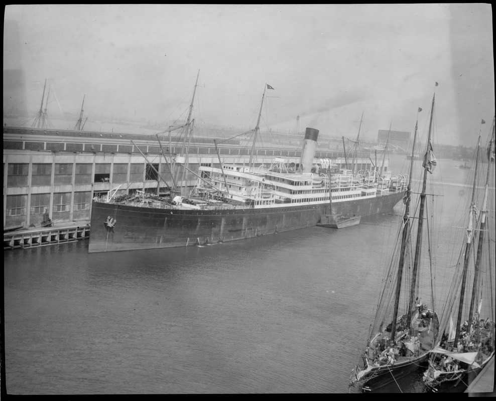 SS Arabic, South Boston pier