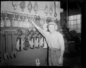 Old man in shop