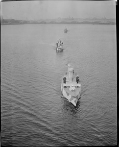 Mini battleships on Charles River