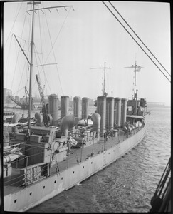 Navy ship at berth