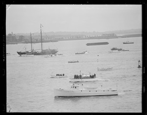 Assortment of vessels in Boston Harbor