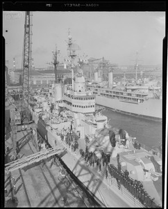 USS Worcester, arrives from Korea