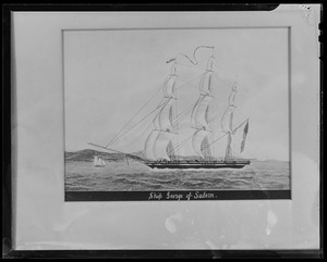 The "George" of Salem - voyaged to the orient. Pictured owned by Mrs. Eugene B. Rood.