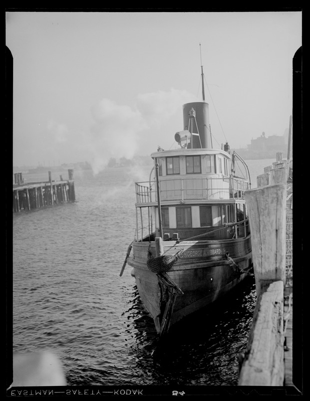 Boat accidents. Tug boat "George A. Hibbard."