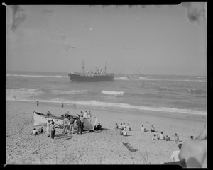 Shipwreck - lifeboat on beach, "Eugenia"