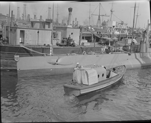 Submarine at navy yard