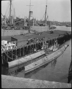 Subs number 40 and 41 at navy yard