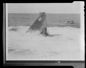 Raising the sub "Squalus" after accident