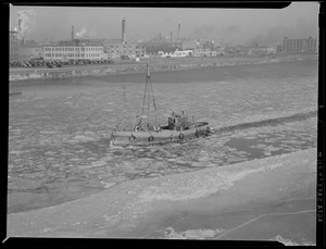 Fishing trawler in harbor