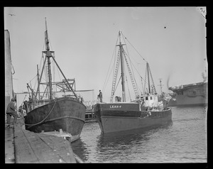 Trawlers at fish pier
