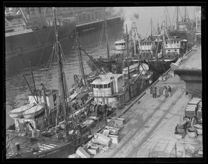 Trawler at South Boston fish pier