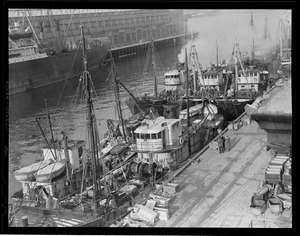 Trawler at South Boston fish pier