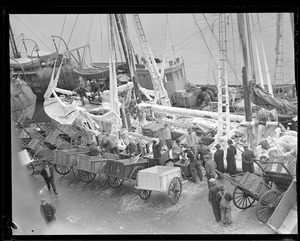 Trawlers at fish pier