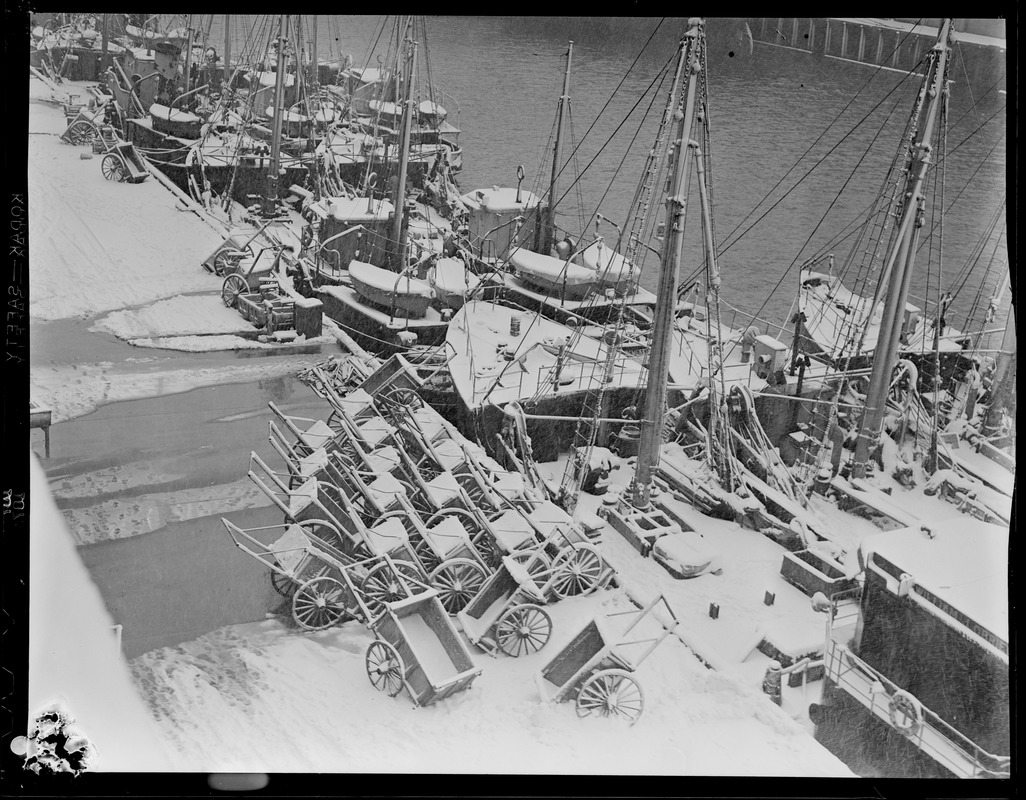 Trawlers at fish pier