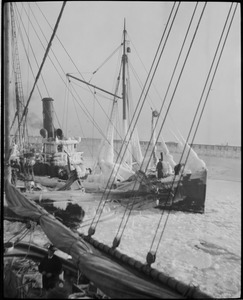 Ice covered trawlers - "Breaker"