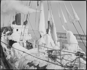Ice covered trawlers - "Breaker"