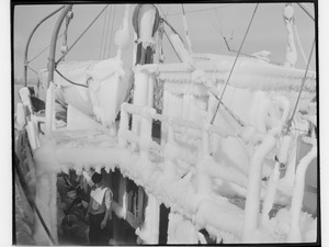 Ice covered trawlers - "Breaker"