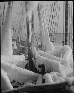 Ice covered trawlers - "Breaker"